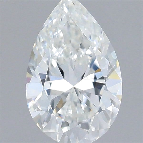 0.4 carat F-SI1 Natūralus Pear Deimantas (1)