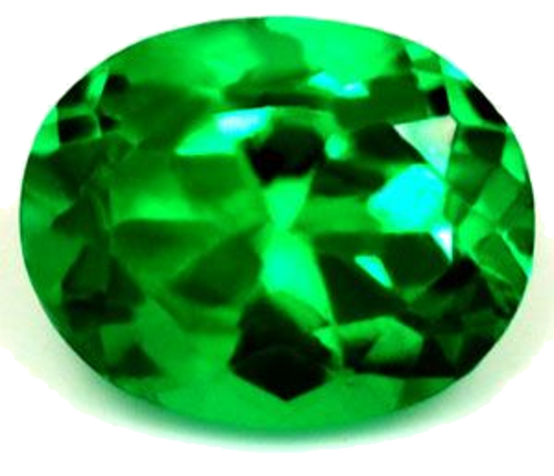 0.37 carat GREEN Oval Smaragdas (1)