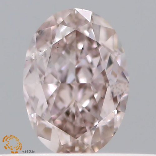 0.35 carat Fancy Brownish Pink-VS2 Natūralus Oval Deimantas (1)