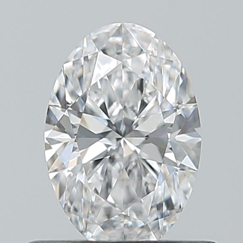 0.5 carat D-VVS2 Natūralus Oval Deimantas (1)