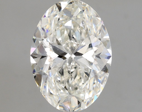 1.01 carat H-SI2 Natūralus Oval Deimantas (1)