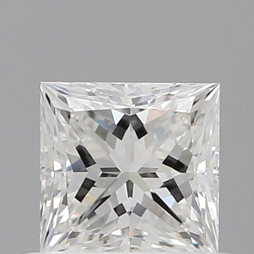 0.51 carat F-VVS2 Natūralus Princess Deimantas (1)