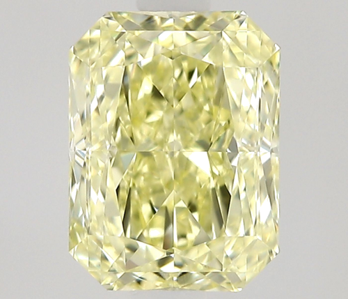 0.57 carat Fancy Yellow-VVS1 Natūralus Radiant Deimantas (1)