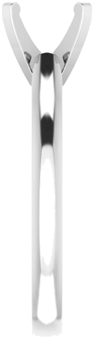 Sužadėtuvių Žiedas „Solitaire“ 585 Baltojo Aukso Round 7.5mm (3)