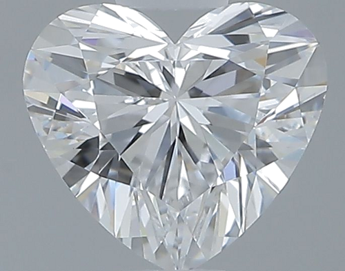 0.61 carat D-VVS2 Natūralus Heart Deimantas (1)