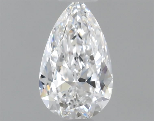 0.3 carat F-VVS2 Natūralus Pear Deimantas (1)