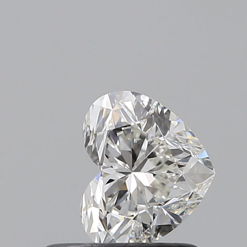 0.55 carat H-VVS1 Natūralus Heart Deimantas (1)