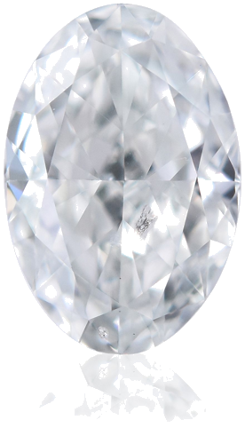 0.55 carat Very Light  Green-SI2 Natūralus Oval Deimantas (1)