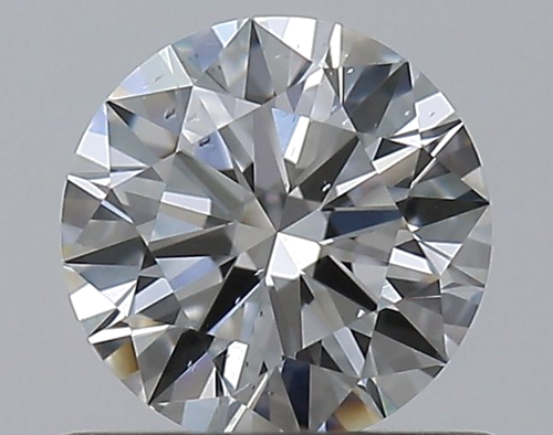 0.56 carat F-SI1 Excellent cut Natūralus Round Deimantas (1)