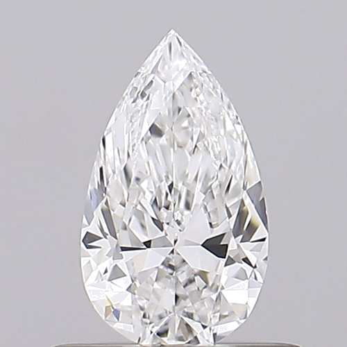 0.5 carat E-VVS2 Natūralus Pear Deimantas (1)