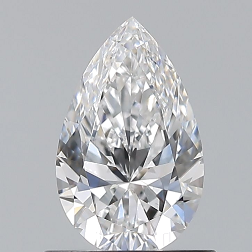 0.7 carat D-VS1 Natūralus Pear Deimantas (1)