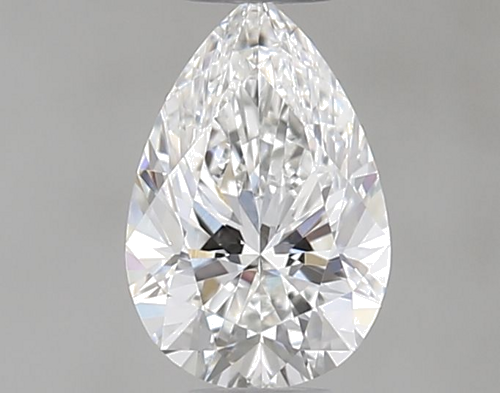 0.34 carat F-VVS2 Natūralus Pear Deimantas (1)