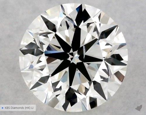 0.5 carat I-SI1 Very Good cut Natūralus Round Deimantas (1)