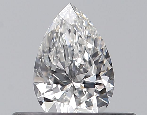 0.26 carat F-VVS2 Natūralus Pear Deimantas (1)