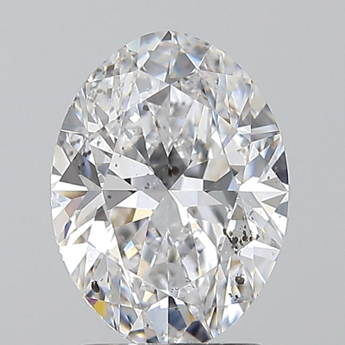 2.01 carat D-SI2 Natūralus Oval Deimantas (1)