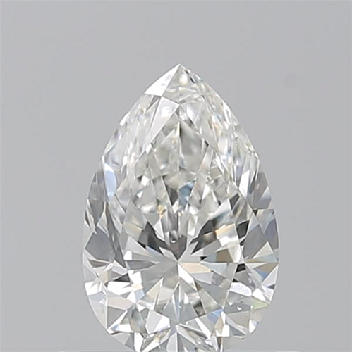 0.7 carat H-SI1 Natūralus Pear Deimantas (1)