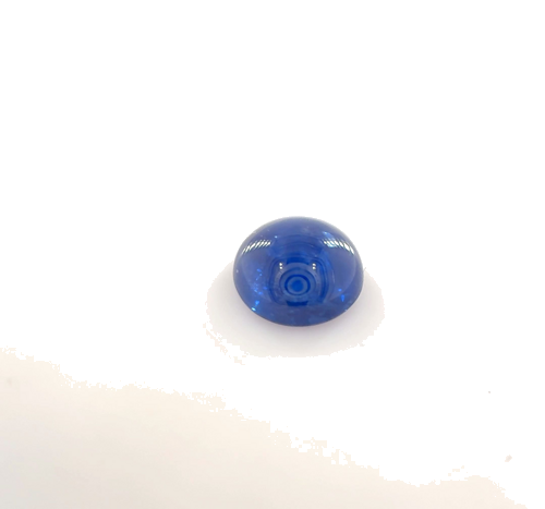 1.04 carat BLUE CABOCHON cut Round Safyras (1)