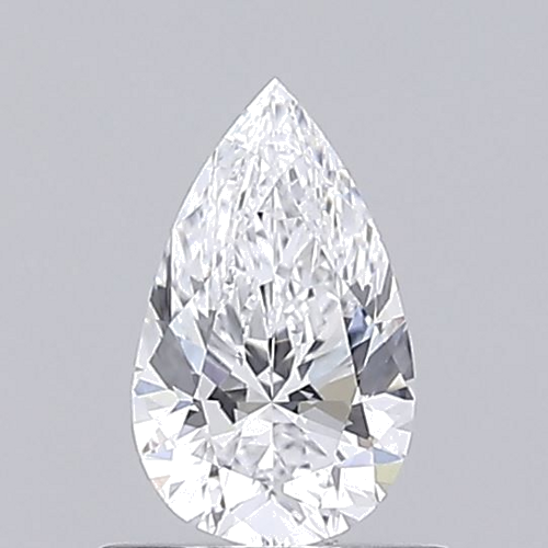 0.6 carat D-VS2 Natūralus Pear Deimantas (1)