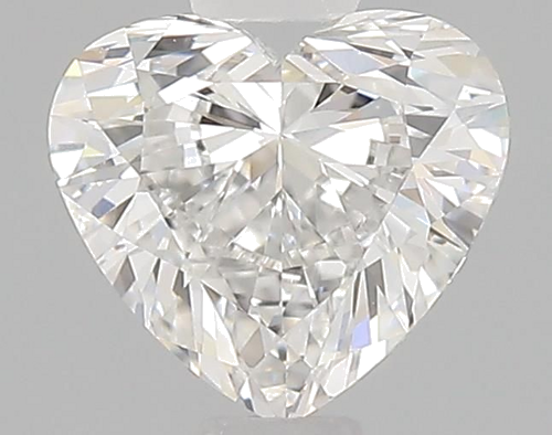 0.53 carat E-VVS1 Natūralus Heart Deimantas (1)