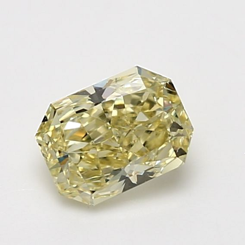 1.0 carat Fancy Light  Yellow-VS1 Natūralus Radiant Deimantas (1)