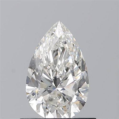 0.7 carat H-SI1 Natūralus Pear Deimantas (1)