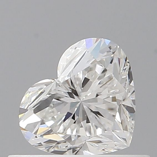 0.5 carat F-VS1 Natūralus Heart Deimantas (1)