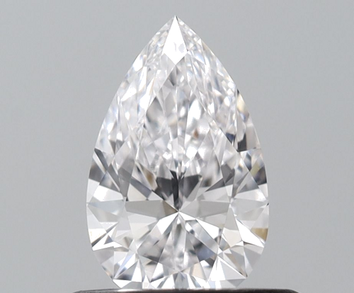 0.5 carat D-VVS1 Natūralus Pear Deimantas (1)
