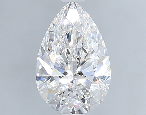 1.0 carat D-VVS1 Natūralus Pear Deimantas (1)