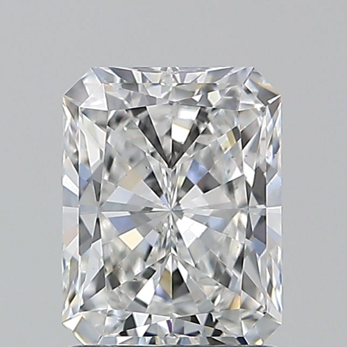 1.21 carat E-SI1 Natūralus Radiant Deimantas (1)