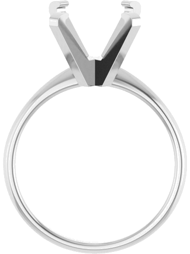 Sužadėtuvių Žiedas „Solitaire“ 14k white gold Emerald 11mm x 9mm (2)