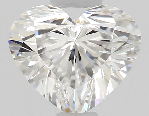 0.51 carat E-VVS1 Natūralus Heart Deimantas (1)