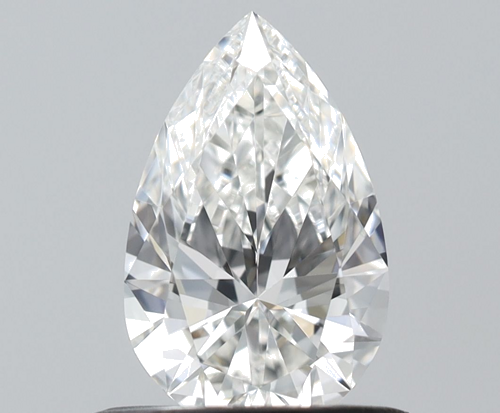 0.6 carat G-VVS2 Natūralus Pear Deimantas (1)