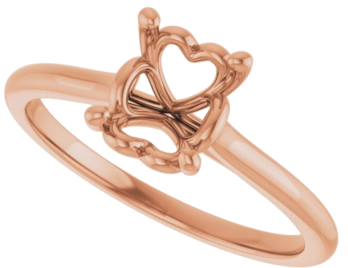 Sužadėtuvių Žiedas „Solitaire“ 585 Rožinis Aukso Oval 8mm x 6mm (5)