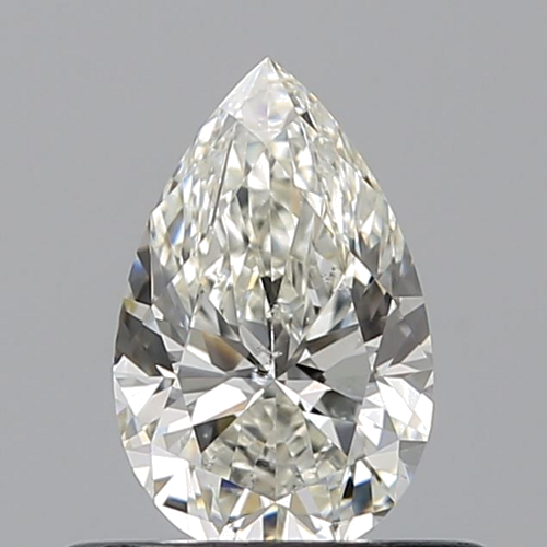0.5 carat J-SI2 Natūralus Pear Deimantas (1)