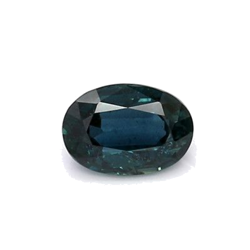 0.68 carat BLUE BRILLIANTSTEP cut Oval Safyras (1)