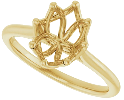 Sužadėtuvių Žiedas „Solitaire“ 14k yellow gold Oval 9mm x 7mm (5)