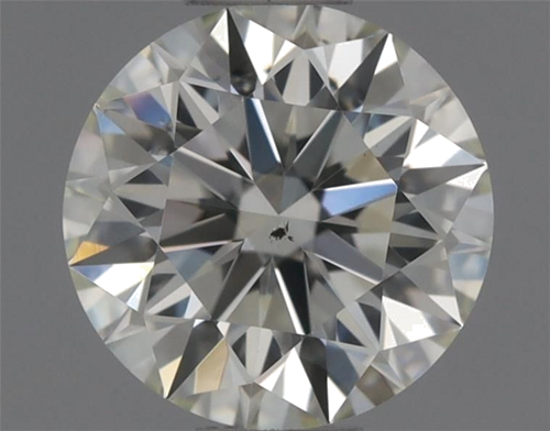 0.41 carat K-SI1 Excellent cut Natūralus Round Deimantas (1)