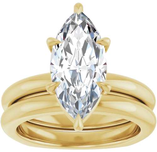 Sužadėtuvių Žiedas „Claw-Prong Euro Shank“ 14k yellow gold Marquise 15mm x 7mm (8)