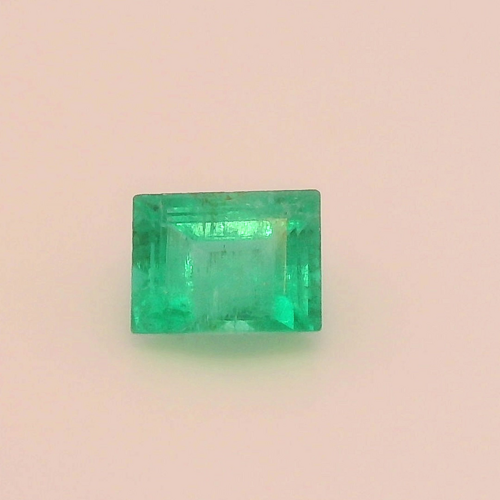 0.29 carat GREEN Baguette Smaragdas (1)