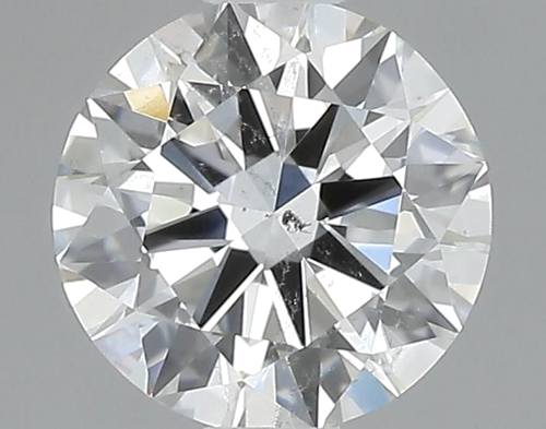 0.58 carat F-SI2 Excellent cut Natūralus Round Deimantas (1)