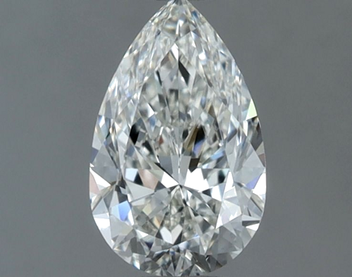 0.61 carat H-VVS2 Natūralus Pear Deimantas (1)