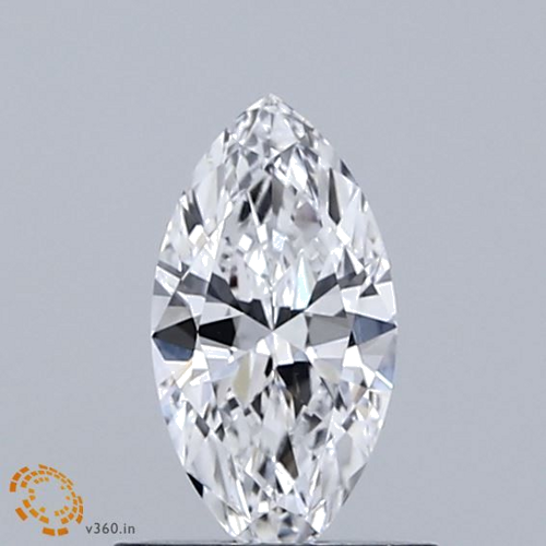 0.5 carat D-VVS2 Natūralus Marquise Deimantas (1)