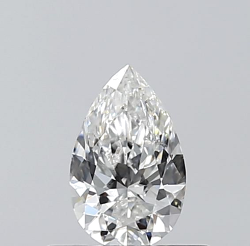 0.4 carat G-SI2 Natūralus Pear Deimantas (1)