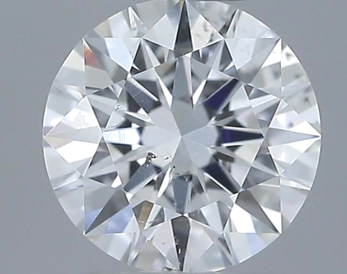 0.52 carat E-SI2 Excellent cut Natūralus Round Deimantas (1)