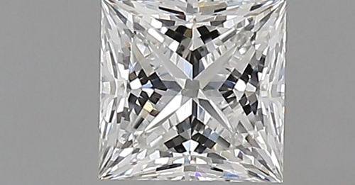 0.5 carat F-IF Natūralus Princess Deimantas (1)