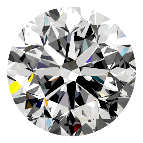 0.3 carat D-VVS2 GD cut Natūralus Round Deimantas (1)