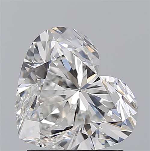 1.72 carat F-VS2 Natūralus Heart Deimantas (1)