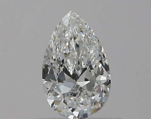 0.5 carat D-VVS2 Natūralus Pear Deimantas (1)