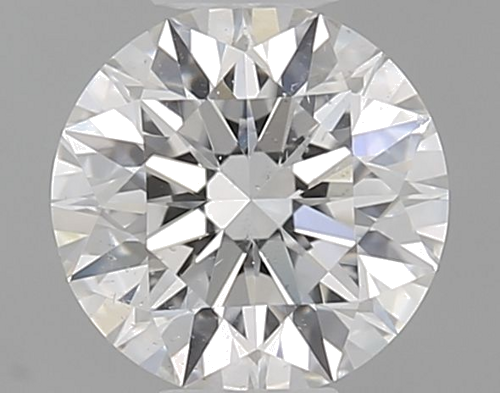 0.58 carat F-SI1 Excellent cut Natūralus Round Deimantas (1)
