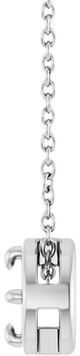 Pakabukas „Claw-Prong Bezel-Style Solitaire“ 14k white gold Round 4mm (3)